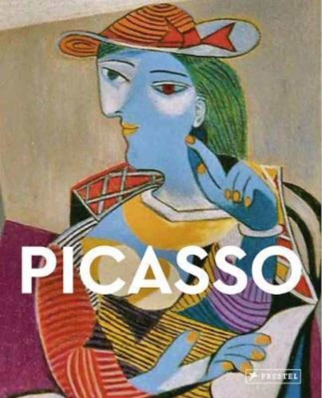 Book cover of 'Picasso - Masters of Art' by Rosalind Ormiston, featuring vibrant reproductions of Picasso's key works and artistic commentary.