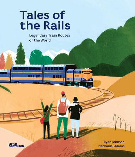 Stunning hardcover book featuring iconic train routes, beautiful images, and captivating stories of global train travel adventures.