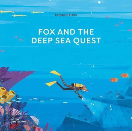 A vibrant children's book featuring Fox's underwater adventure filled with teamwork and marine life exploration.