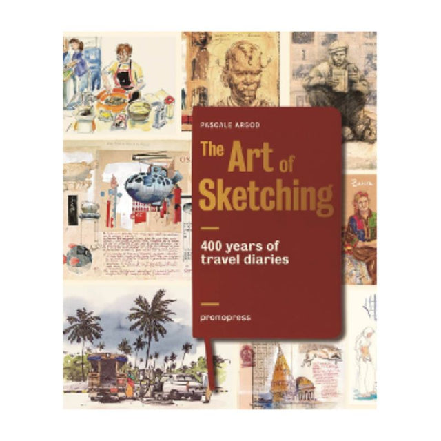 A beautifully illustrated paperback exploring the fusion of art and travel through sketches and historical narratives.