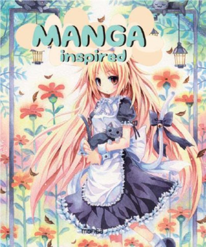 Manga-inspired illustration book showcasing 23 renowned artists, featuring vibrant art and personal insights into their creative processes.
