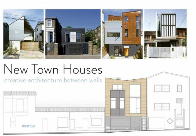 Hardback book showcasing innovative contemporary town house designs and creative space utilization by Eva Minguet.