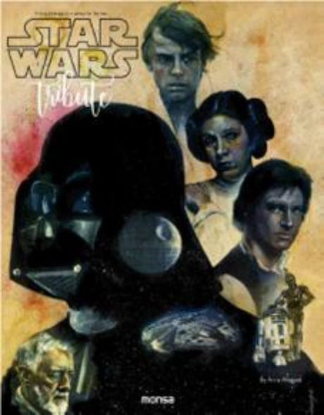 Hardback illustrated book 'Star Wars - Tribute' showcases 40 character portraits and 60 unique alternative posters.