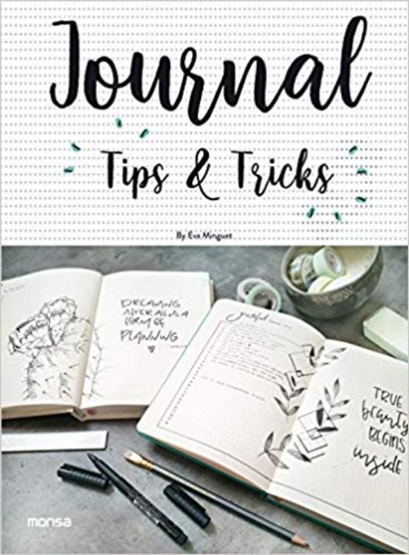 A hardback guide with 112 pages offering journal tips from 17 experts, perfect for DIY enthusiasts seeking creative organization.