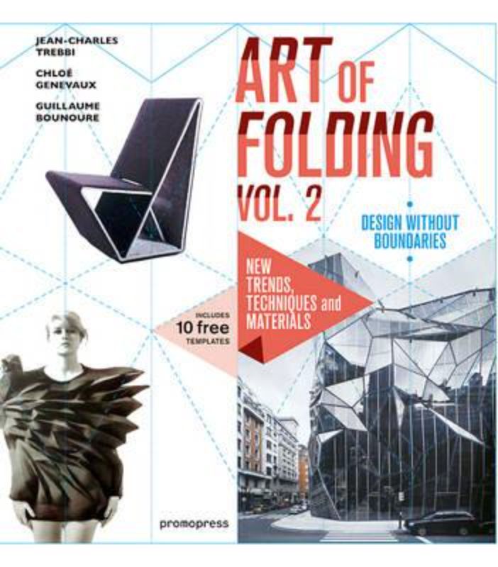 Hardback book "The Art of Folding Vol 2" exploring origami techniques for artists and designers, featuring stunning visuals.