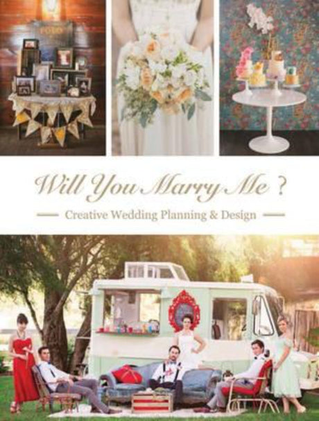 A beautifully illustrated hardback wedding planning guide filled with innovative ideas and personal touches for modern couples.