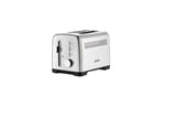 Stainless steel Sunbeam Fresh Start 2 Slice Toaster with QuickCheck™ and 9 browning settings for perfect toast every time.