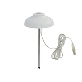 White USB Plant Grow Lamp (74cm) with adjustable height, LED light for optimal growth, perfect for indoor gardening.