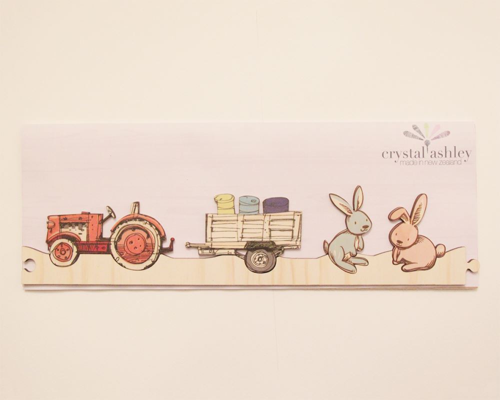 Vibrant Farm Jigsaw Strip wall art for children, featuring customizable arrangements and playful designs, perfect for decor.