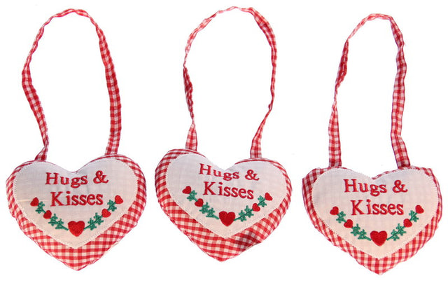 Hanging Heart Set of 3 in warm colors, perfect for adding love and charm to any home décor.