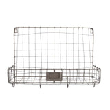 Wall-mounted wire organizer with one compartment, made of durable iron, measuring 29cm for stylish decluttering.