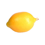 Set of 12 vibrant artificial lemons, each 7 x 11 x 7 cm, perfect for home decor and long-lasting freshness.