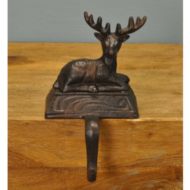 Stocking Hanger - Cast Iron Deer (20.6cm)