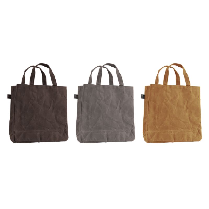 Shopping Bag - Waxed Canvas Small 34cm (Set of 3 Assorted)