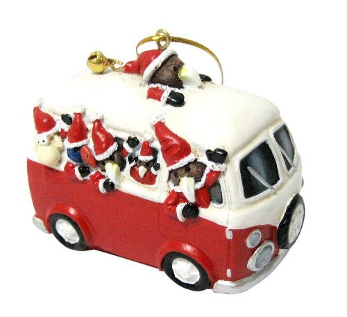 Charming Christmas ornament featuring Kiwi, Pukeko, and Sheep, perfect for celebrating New Zealand's wildlife.