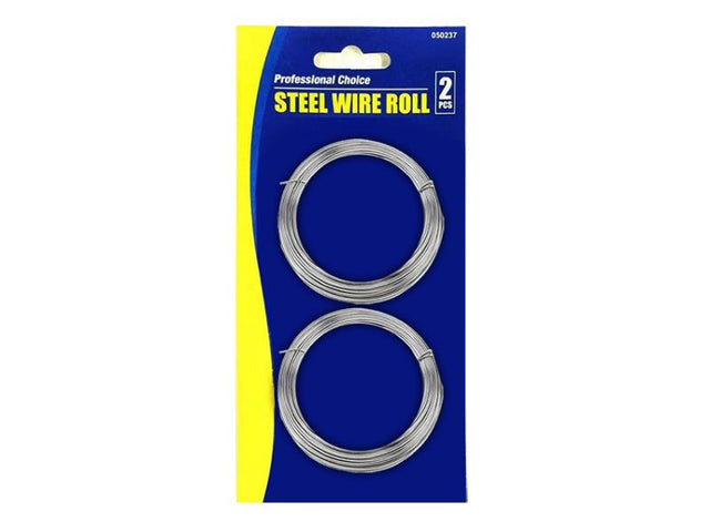 Premium Steel Wire Roll (24 packs) featuring durable, rust-resistant wires for DIY, gardening, and professional projects.