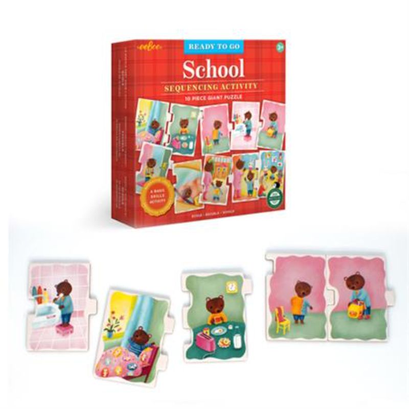 Colorful educational puzzle for kids ages 3+, featuring oversized pieces to develop sequencing and storytelling skills.