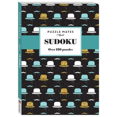 Puzzle Mates Sudoku book with 160 pages of diverse puzzles, designed for all skill levels to enhance logical thinking.