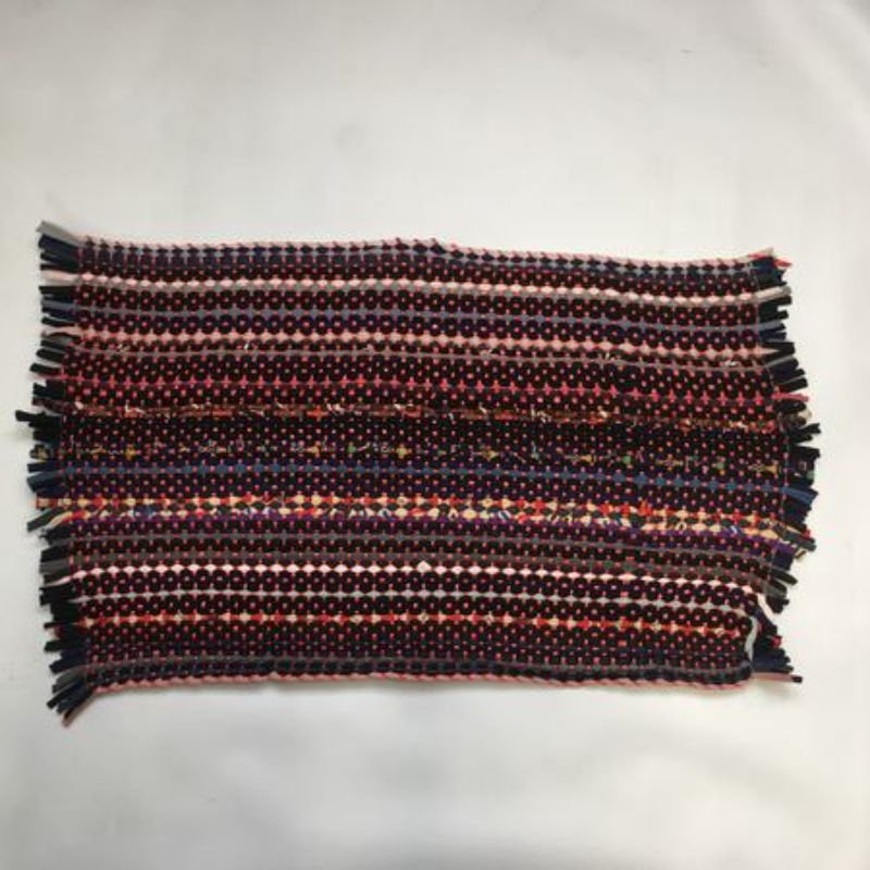 Set of 12 eco-friendly Knit Mats, 38 x 58 inches each, perfect for various indoor and outdoor uses with a stylish knit texture.
