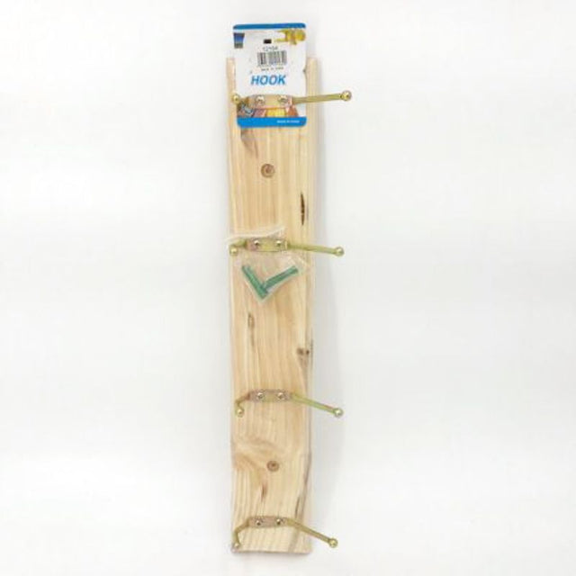 Durable high alloy 4 hooks set of 12, perfect for organizing tools and utensils with a sleek, rust-resistant design.