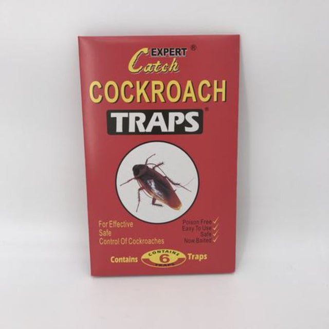 Cockroach Traps - Expert: 12 effective packs designed to attract and capture cockroaches for a pest-free home.