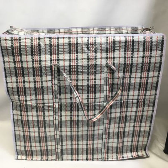 Durable 80cm polypropylene knitted bags, ideal for groceries or storage, pack of 10, eco-friendly and lightweight.