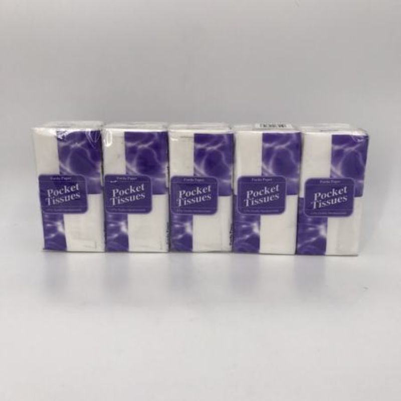 Compact set of 12 premium pocket tissues, soft and absorbent for on-the-go convenience and everyday use.