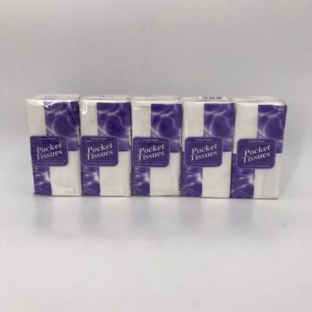 Compact set of 12 premium pocket tissues, soft and absorbent for on-the-go convenience and everyday use.