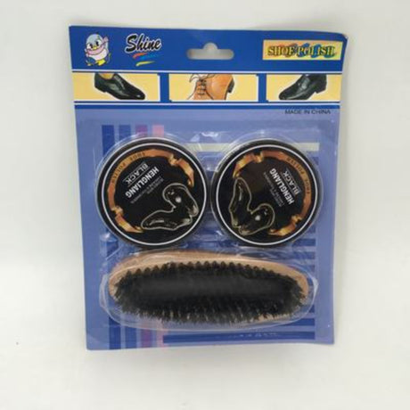 Twelve sets of premium shoe polish in assorted tones for nourishing and protecting all leather footwear.