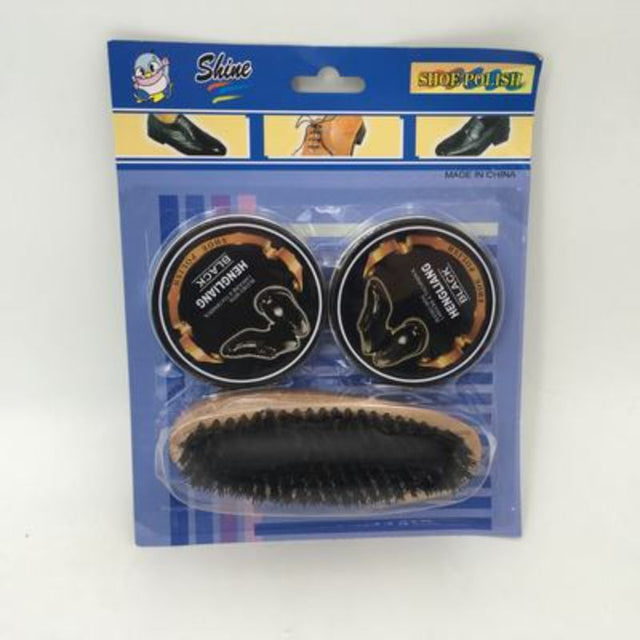 Twelve sets of premium shoe polish in assorted tones for nourishing and protecting all leather footwear.