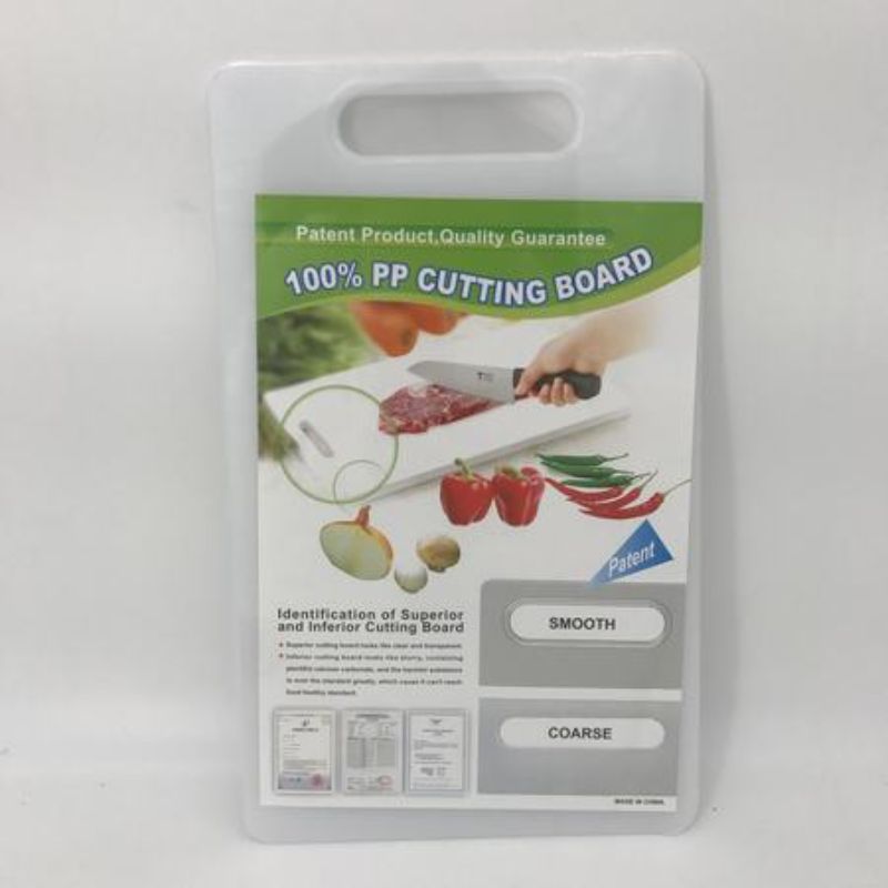 Set of 12 durable, BPA-free plastic cutting boards measuring 33x20cm, perfect for hygienic meal prep and easy cleanup.