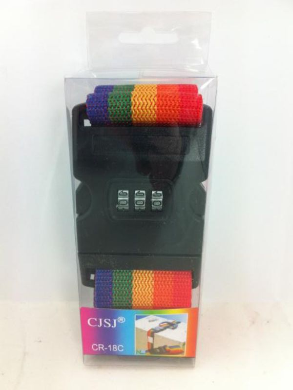 Durable luggage fasteners set of 12, designed for secure and organized packing during travel.