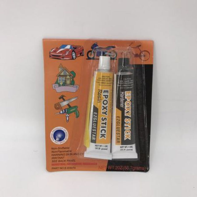 High-performance epoxy glue set with 12 packs, ideal for strong bonding on wood, metal, ceramic, and plastic.