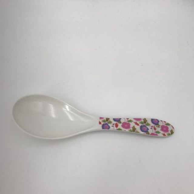 Colorful set of 10 durable melamine spoons, perfect for dining, picnics, and easy cleaning in a modern design.