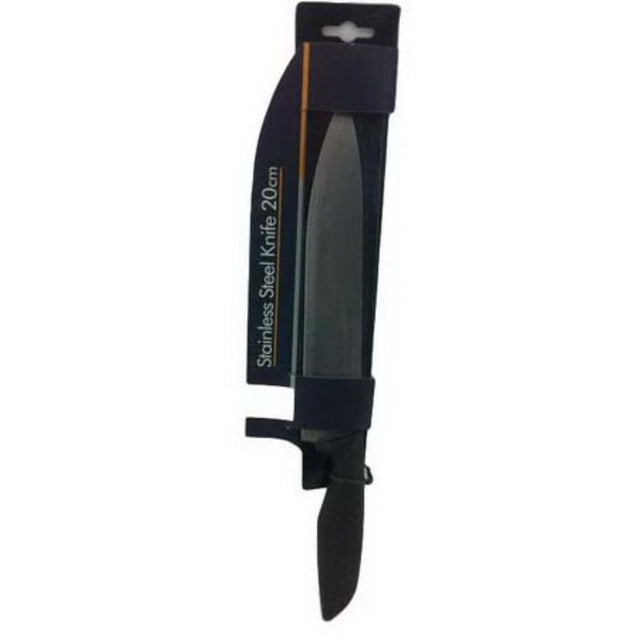 Set of 12 premium 20cm stainless steel knives, featuring sharp blades and ergonomic design for effortless cooking.