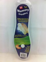 Memory Insole Set of 12 featuring EVA material and memory sponge for comfort, support, and pressure relief in various shoes.