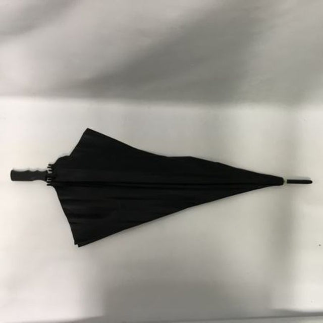 Set of 6 stylish black umbrellas with a 95cm canopy, perfect for events, weddings, and everyday rain protection.