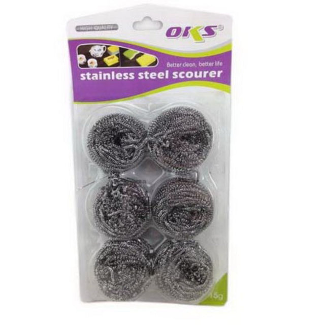 High-quality Kitchen Steelwire Scourer set (72 pcs) for effortless scrubbing of tough grime and grease in kitchens.
