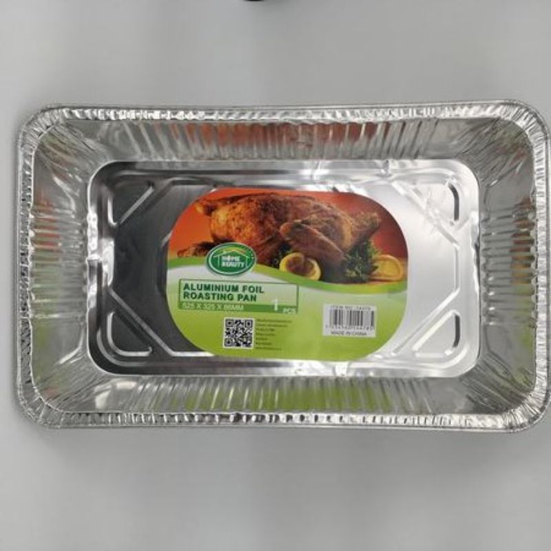 Durable aluminum foil BBQ roasting pans, 525mm, pack of 12, perfect for grilling and easy cleanup for outdoor cooking.