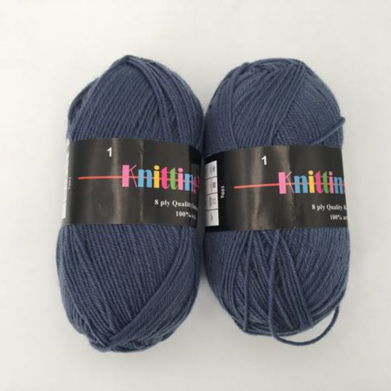 Premium #1 knitting yarn set of six 100g skeins in vibrant colors, perfect for cozy and stylish crafting projects.