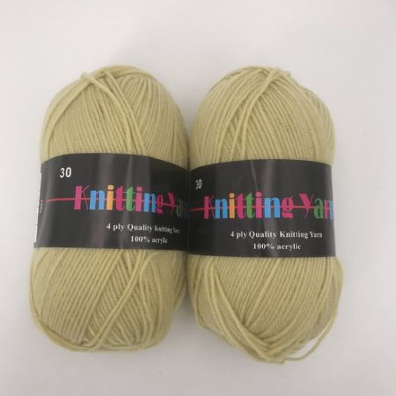 Vibrant #30 knitting yarn pack of 6, 100g each; perfect for creating cozy garments and accessories with ease.
