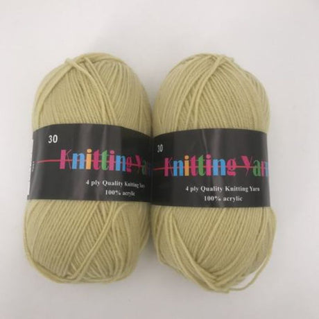 Vibrant #30 knitting yarn pack of 6, 100g each; perfect for creating cozy garments and accessories with ease.