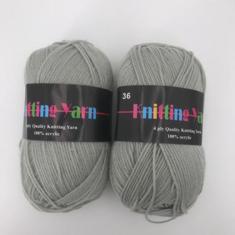 Vibrant #36 knitting yarn, 100g per pack of 6, ideal for cozy projects and crafting with soft, tangle-free fibers.
