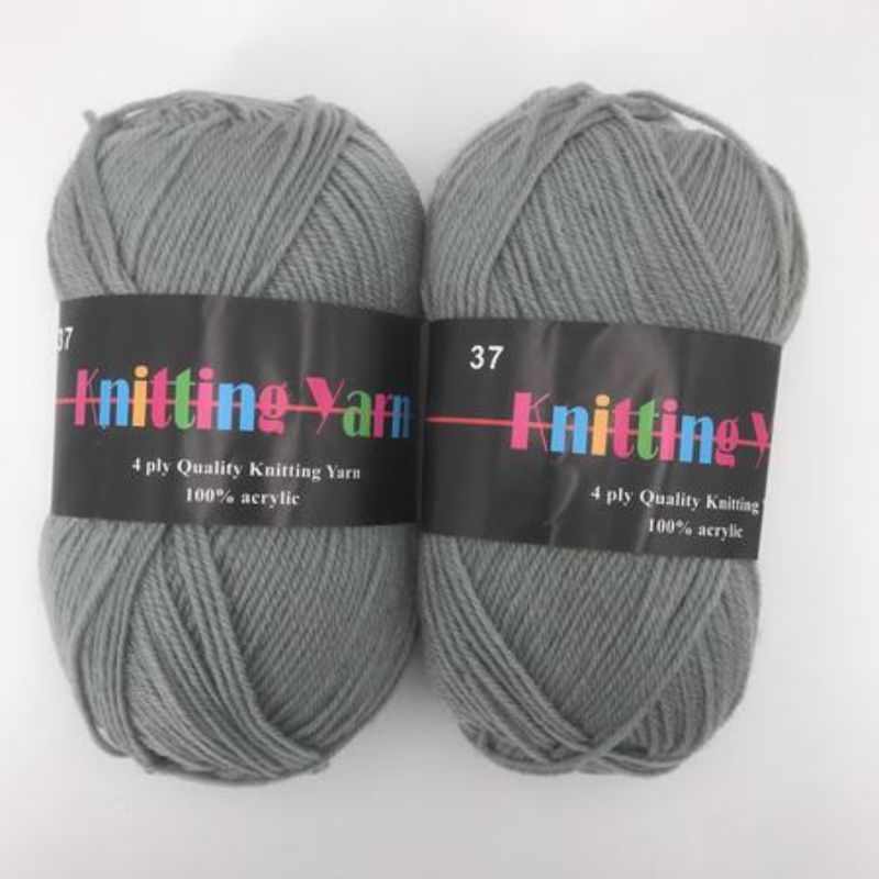 Colorful pack of 6 premium knitting yarn skeins, 100g each, soft acrylic for versatile and durable projects.