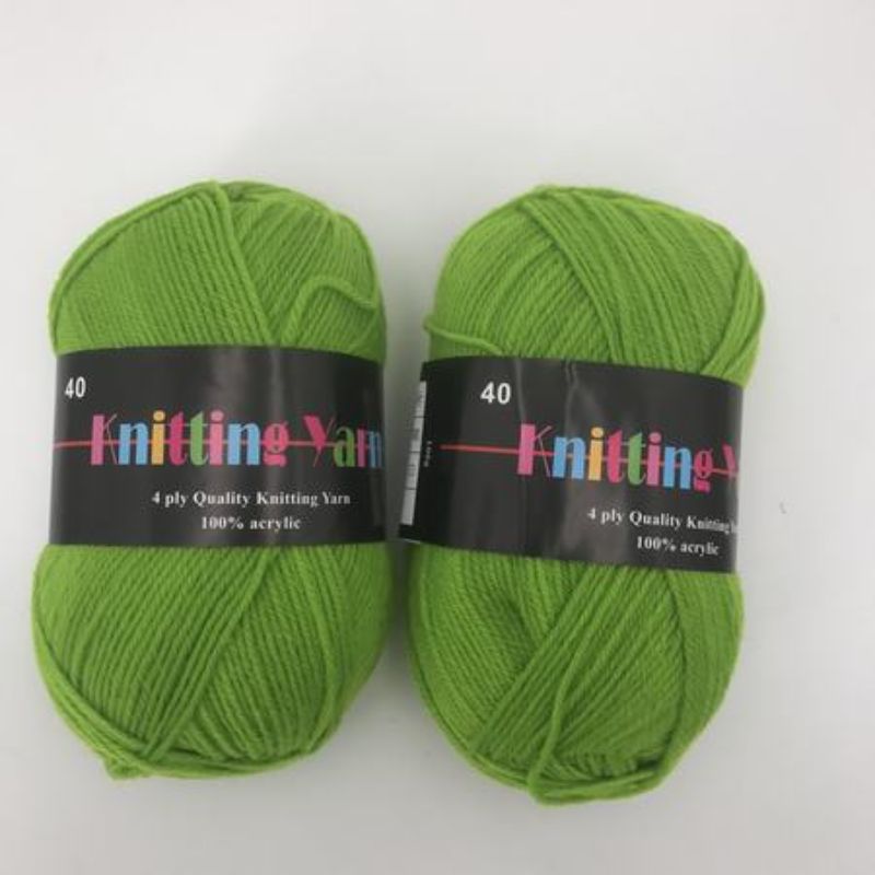 Knitting yarn pack of 6, each 100g; soft, durable threads ideal for various projects, available in vibrant colors.