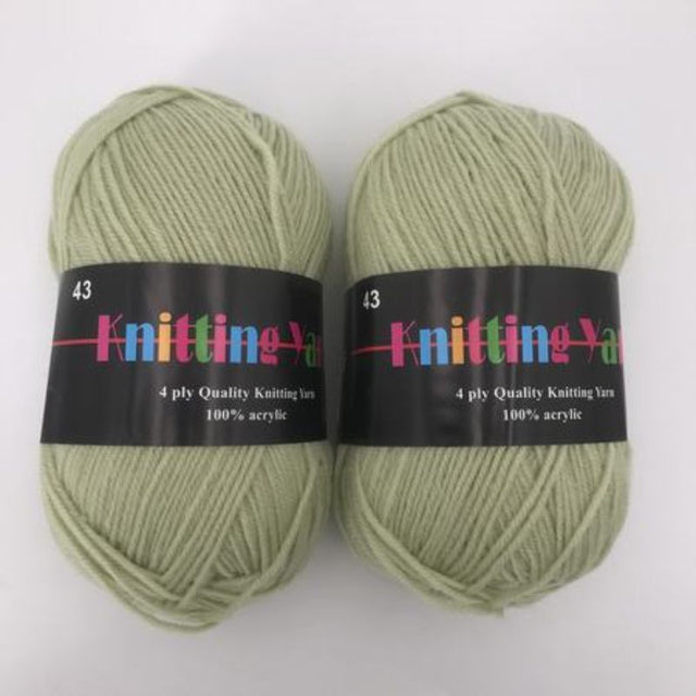 Premium #43 knitting yarn pack of 6 (100g each) in a luxurious shade, perfect for all your crafting projects.