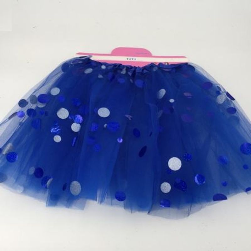 Set of 12 blue 40cm tutus perfect for birthday parties, baby showers, and elegant event decorations.