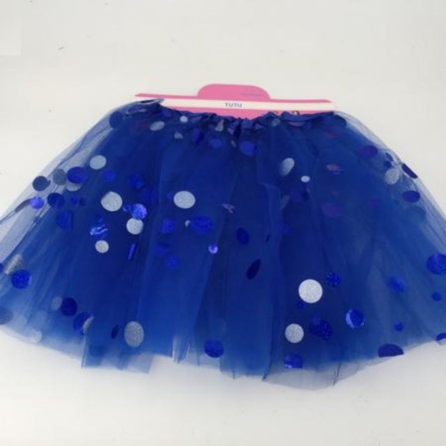 Set of 12 blue 40cm tutus perfect for birthday parties, baby showers, and elegant event decorations.