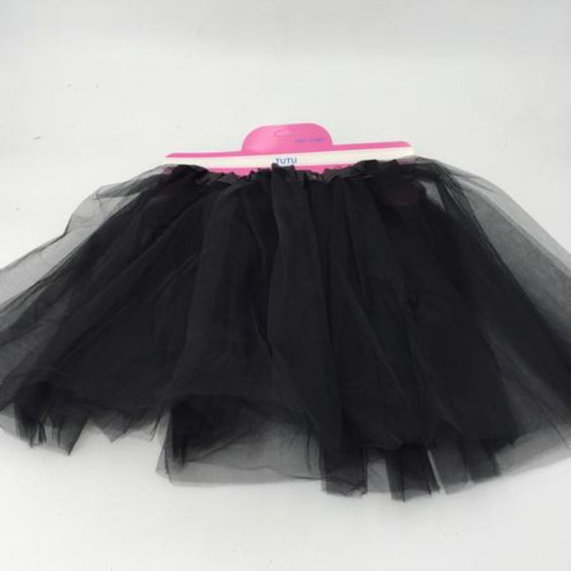 Set of 12 elegant 40cm black tutus, perfect for enhancing party decor and themed events with a stylish touch.