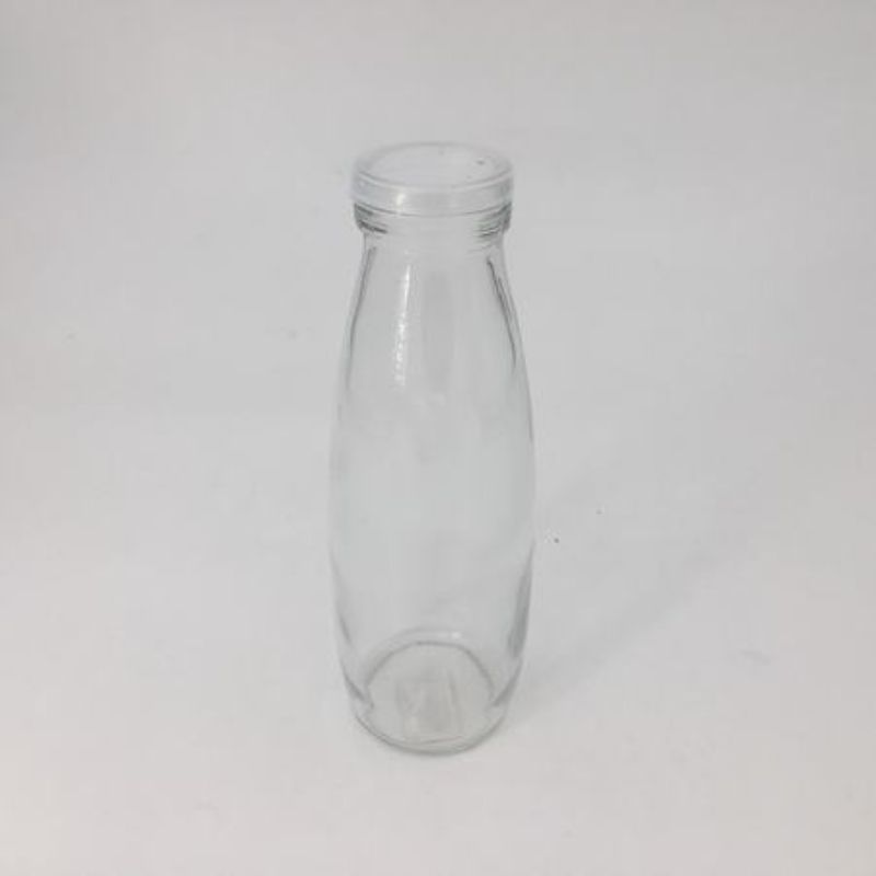 Set of 12 sleek 470ML BPA-free glass bottles with secure lids, perfect for hydration and eco-friendly living.